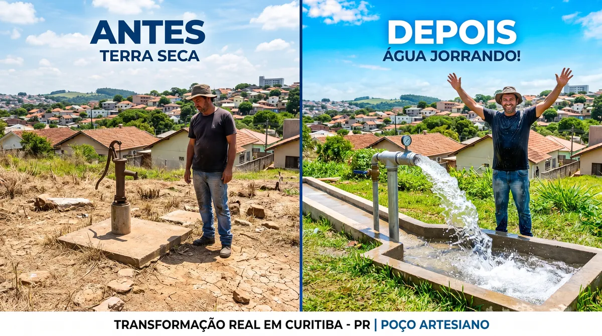 Outorga e regularização de poço artesiano em Curitiba junto ao AguasParaná